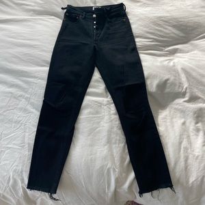 Agolde Nico high rise - black